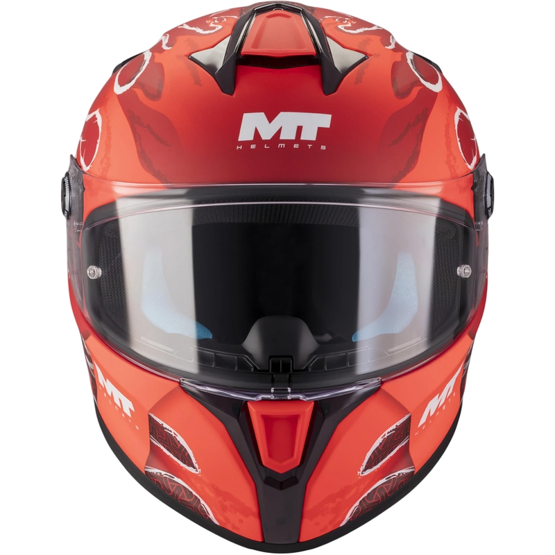 Cască integrală pentru motocicletă MT Targo S Yamanaka_Sezonul 26 C5 roșu mat