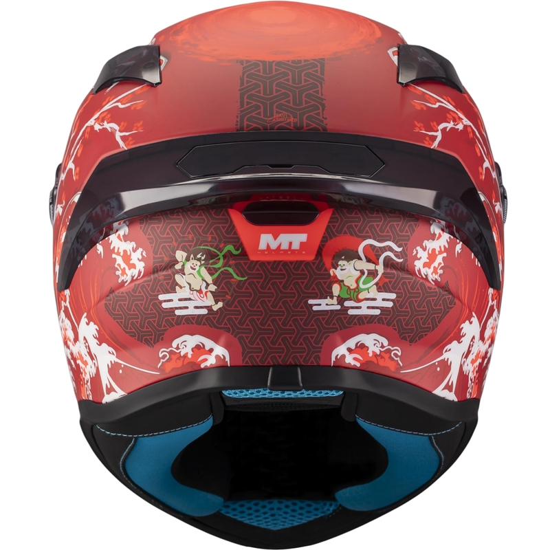 Cască integrală pentru motocicletă MT Targo S Yamanaka_Sezonul 26 C5 roșu mat