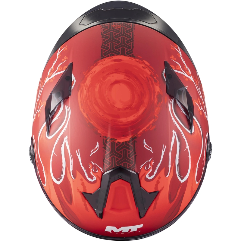 Cască integrală pentru motocicletă MT Targo S Yamanaka_Sezonul 26 C5 roșu mat