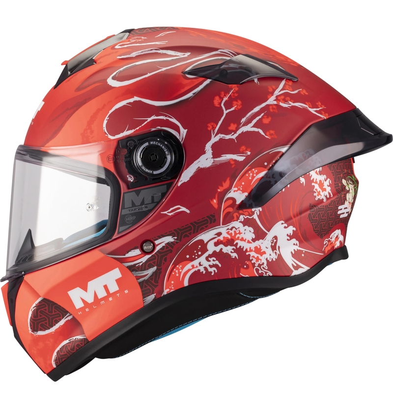 Cască integrală pentru motocicletă MT Targo S Yamanaka_Sezonul 26 C5 roșu mat