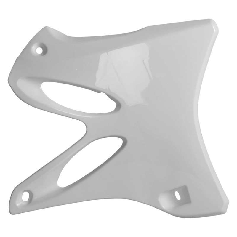 Radiator scoops POLISPORT (pereche) Alb pentru YAMAHA YZ 125 2002-2014, YAMAHA YZ 250 2002-2014