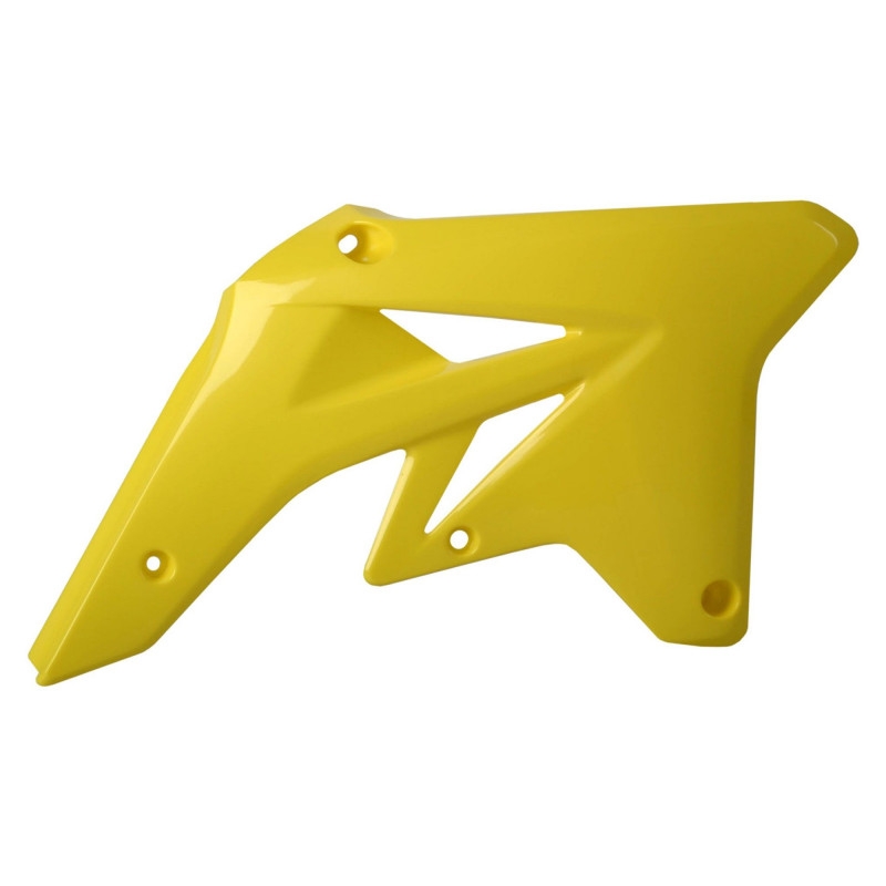 Radiator scoops POLISPORT (pereche) yellow RM 01 pentru SUZUKI RM-Z 250 2007-2009