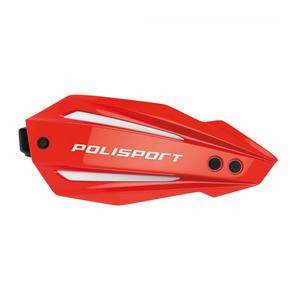 Handguard POLISPORT BULLIT FWA 8308600006 with universal mounting kit Red CR04