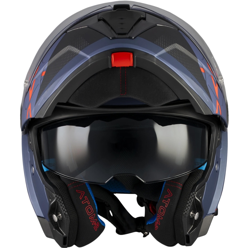 Cască de motocicletă pliabilă MT Atom 2 SV Change C17 negru mat-albastru