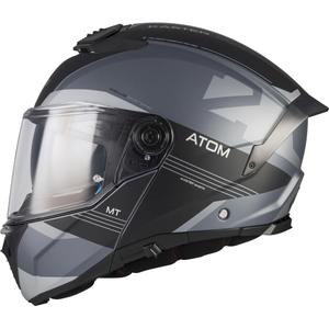 Cască de motocicletă pliabilă MT Atom 2 SV Kaster C2 negru mat-gri