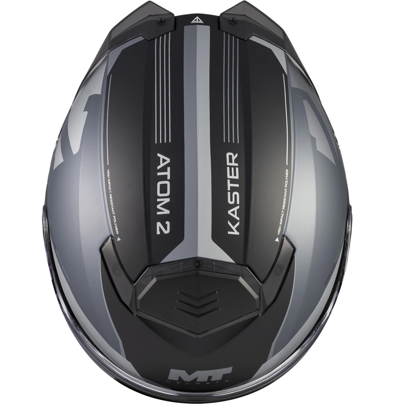 Cască de motocicletă pliabilă MT Atom 2 SV Kaster C2 negru mat-gri