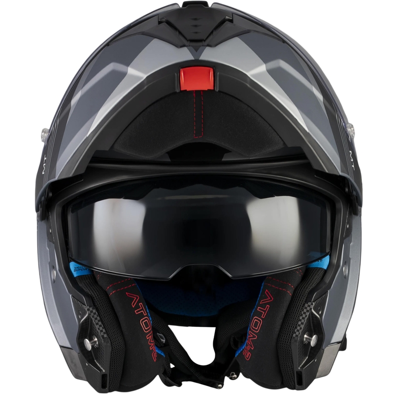 Cască de motocicletă pliabilă MT Atom 2 SV Kaster C2 negru mat-gri