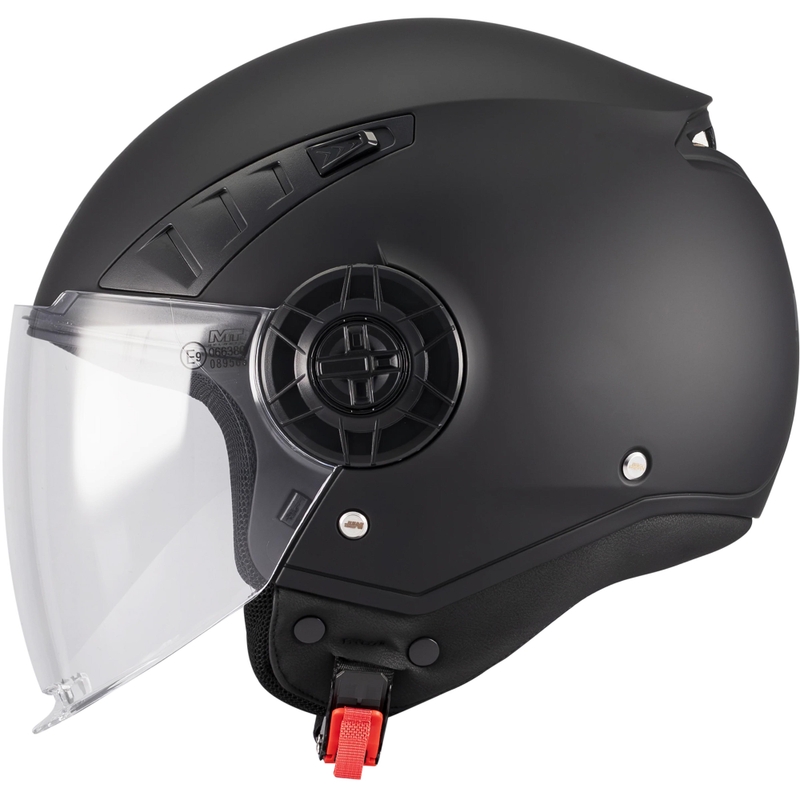 Cască de motocicletă deschisă MT Aeris Pure A1 negru mat