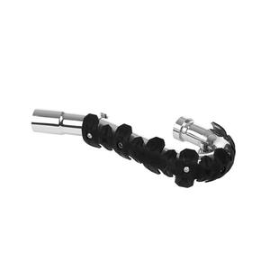 Exhaust head pipe guard POLISPORT ARMADILLO lung Negru