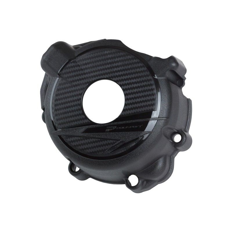 Ignition cover POLISPORT Negru pentru SUZUKI DR-Z 400 2000-2007