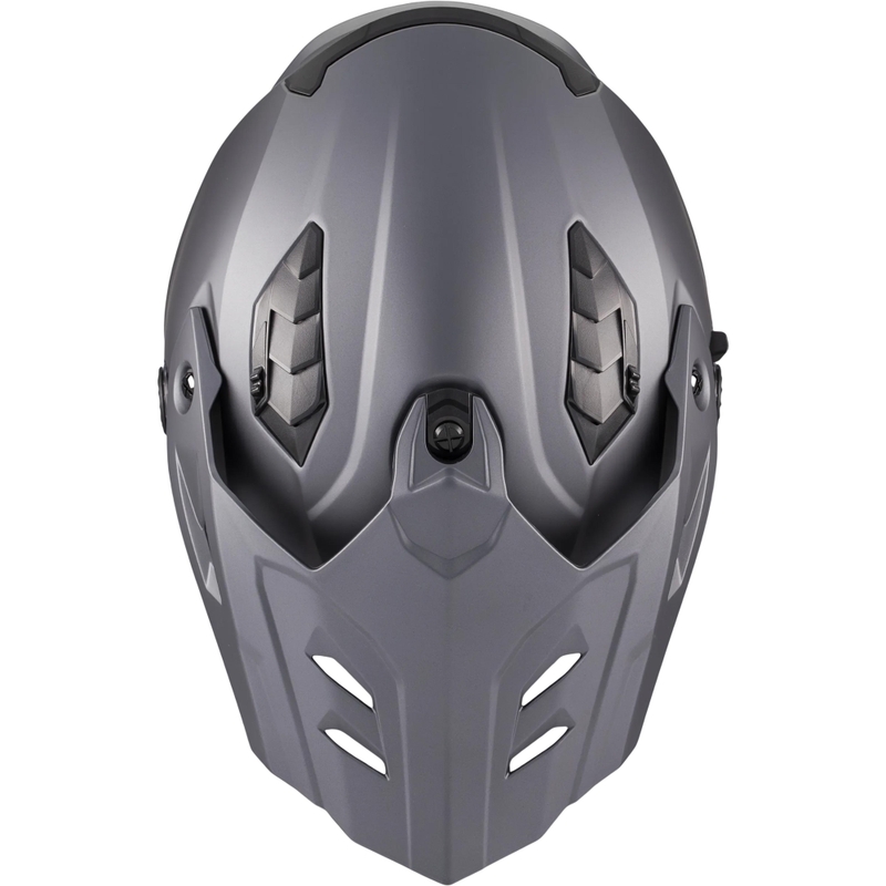 Cască de motocicletă enduro MT Track SV Pure A2 gri mat