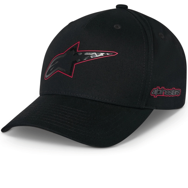 Șapcă Alpinestars din fibră de carbon neagră