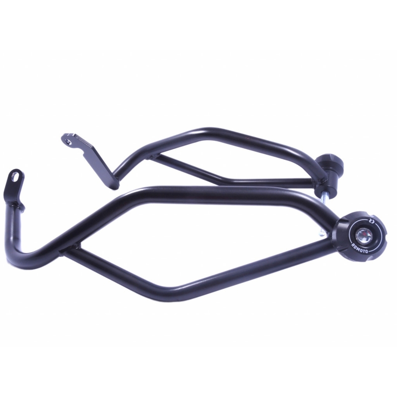 Engine guards RDMOTO matt black pentru YAMAHA MT-07 700 2014-2023, YAMAHA XSR 700 2014-2023
