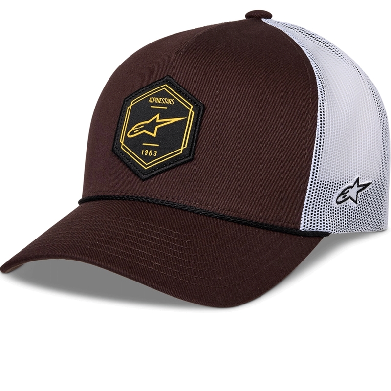 Șapcă Alpinestars Hexeon Trucker maro-alb