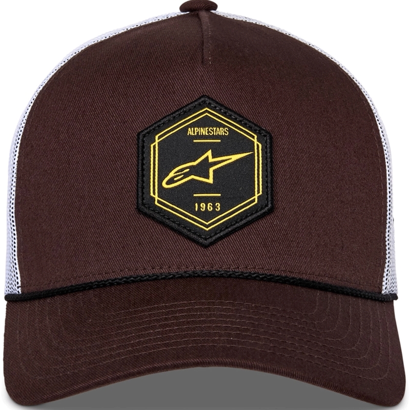 Șapcă Alpinestars Hexeon Trucker maro-alb
