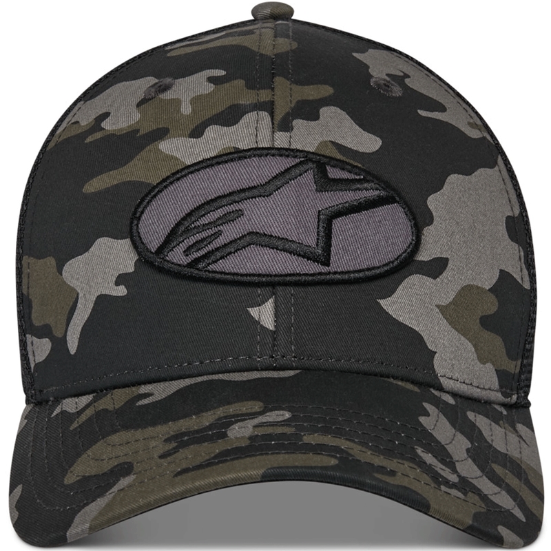 Șapcă Alpinestars Oblique Camo Trucker negru-camo-negru