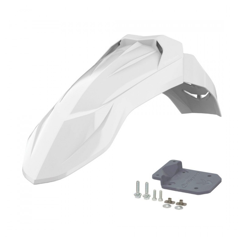 Universal Fenders POLISPORT White pentru KAWASAKI KLX 300 SM 1970-2035