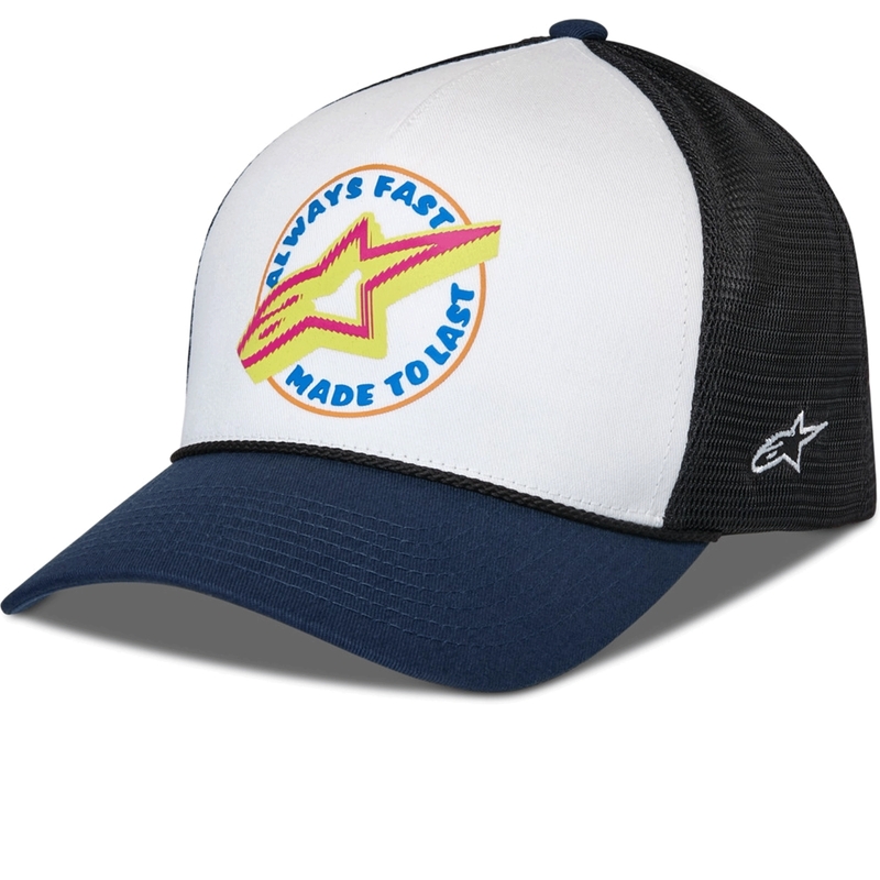 Șapcă Alpinestars Aorbit Trucker alb-albastru-negru