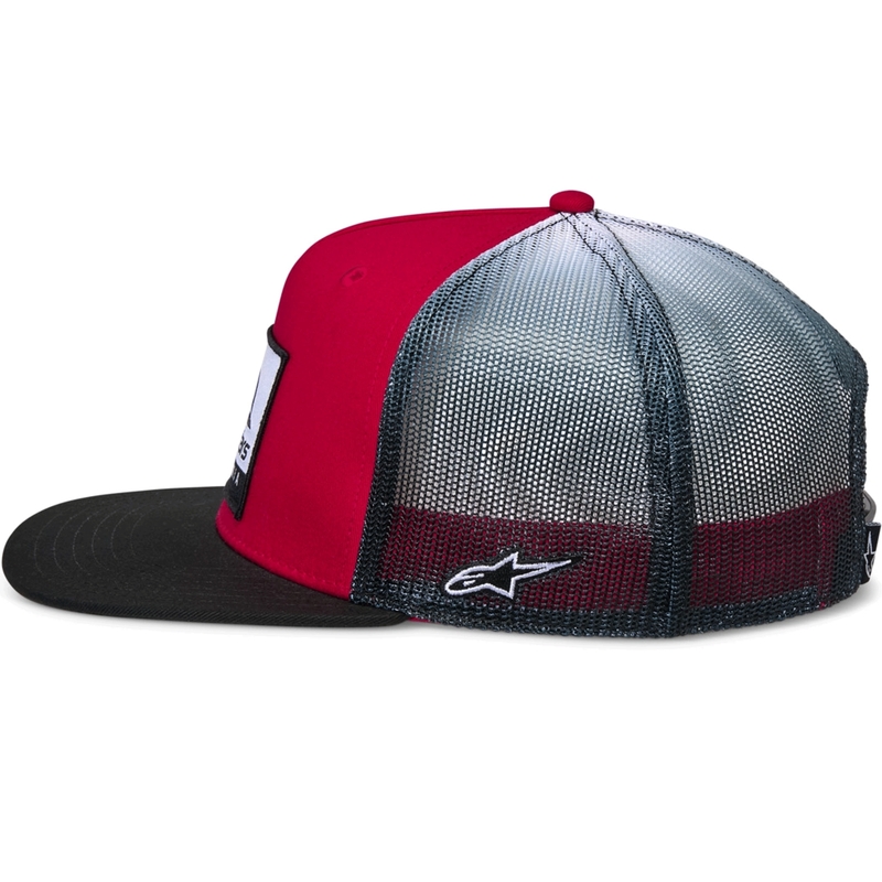 Șapcă Alpinestars Cali Gradient Trucker roșu-negru-alb