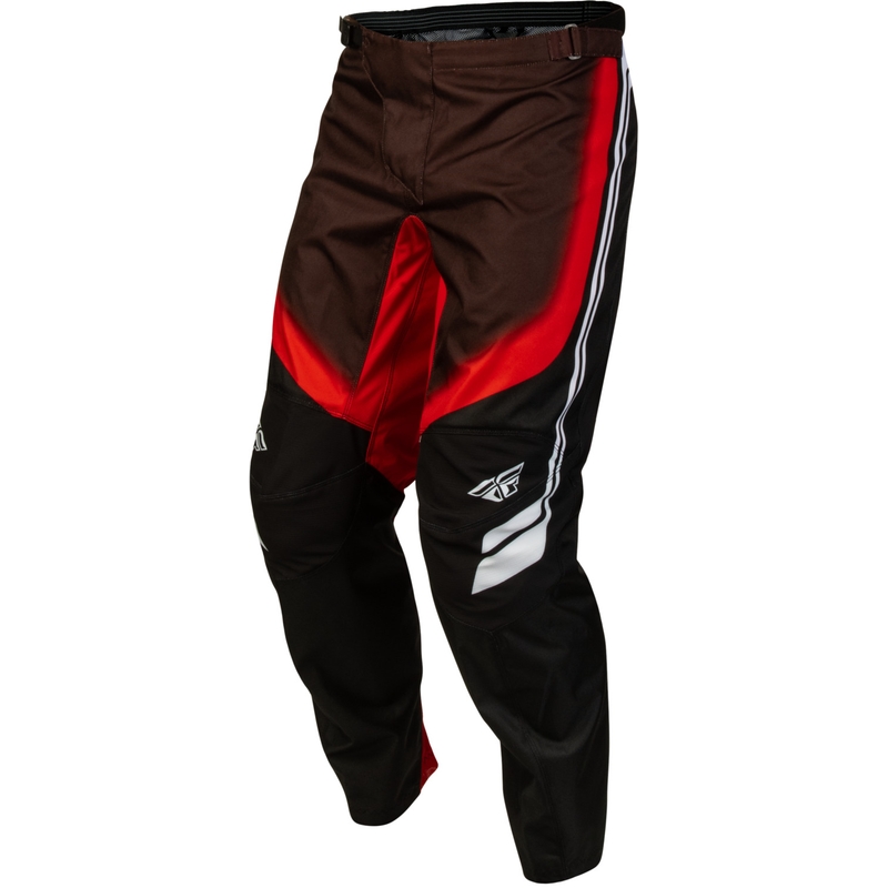 Pantaloni motocross Fly Racing F-16 Raze negru-roșu-alb