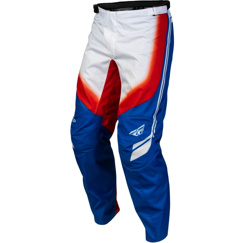 Pantaloni motocross FLY Racing F-16 Raze roșu-alb-albastru