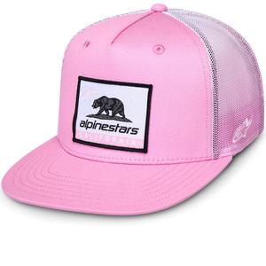 Șapcă Alpinestars Cali Gradient Trucker roz-alb