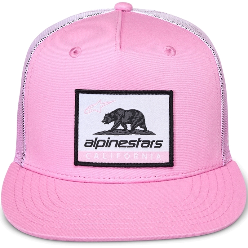 Șapcă Alpinestars Cali Gradient Trucker roz-alb