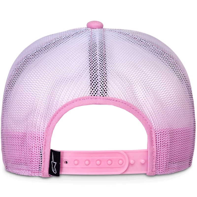 Șapcă Alpinestars Cali Gradient Trucker roz-alb