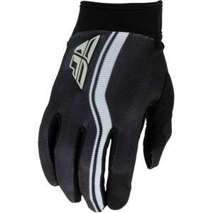Mănuși motocross pentru motociclete FLY racing F-16 Raze negru-gri
