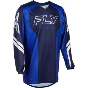 Tricou Motocross FLY Racing F-16 Raze pentru copii Albastru-Albastru-Alb