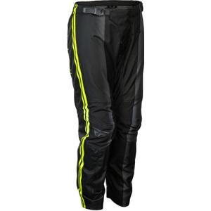 Pantaloni motocross pentru copii FLY Racing F-16 Raze negru-galben fluo