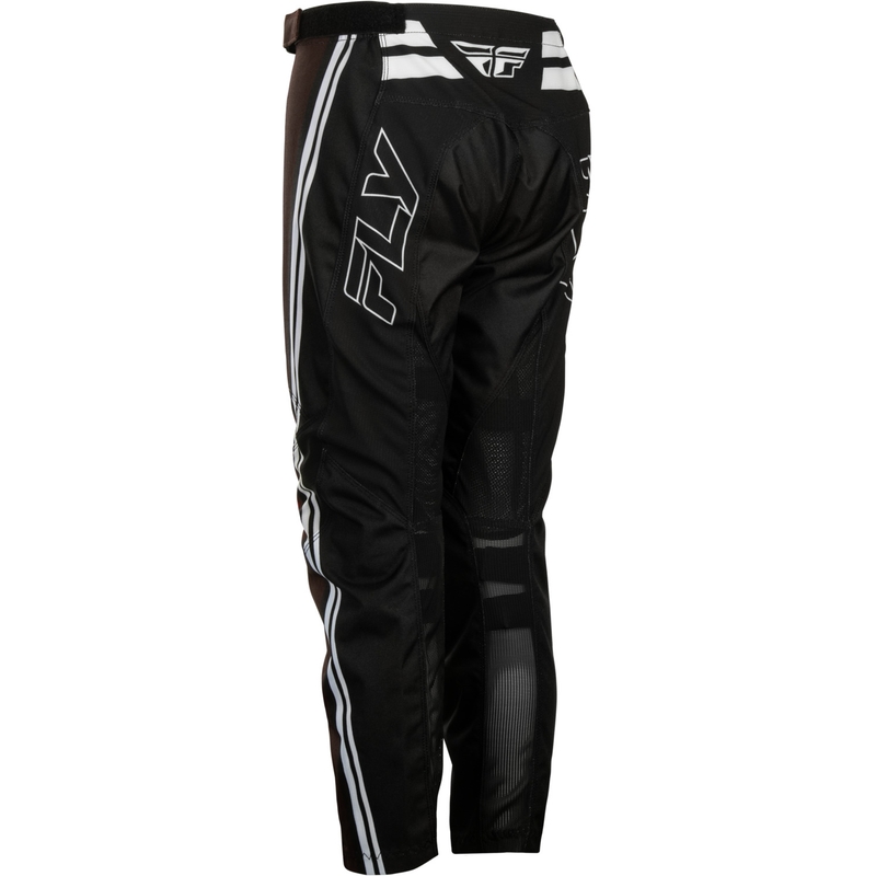 Pantaloni motocross pentru copii FLY Racing F-16 Raze negru-roșu-alb