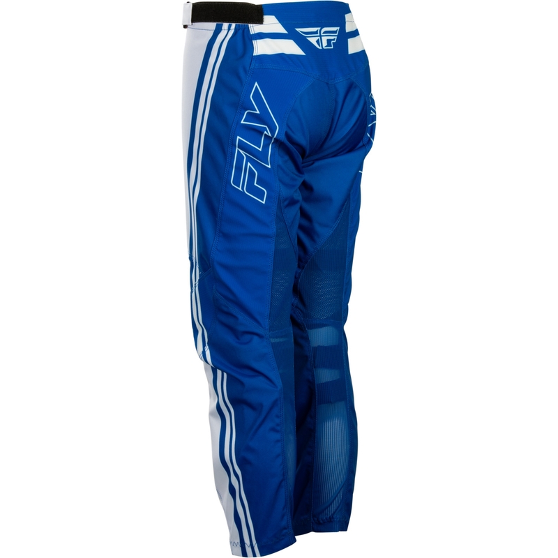 Pantaloni motocross pentru copii FLY Racing F-16 Raze roșu-alb-albastru