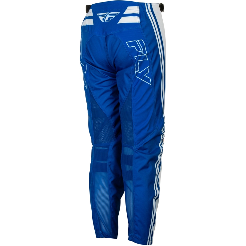 Pantaloni motocross pentru copii FLY Racing F-16 Raze roșu-alb-albastru