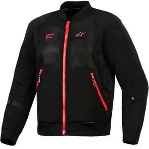 Geacă de motocicletă Alpinestars Flight Air negru-roșu