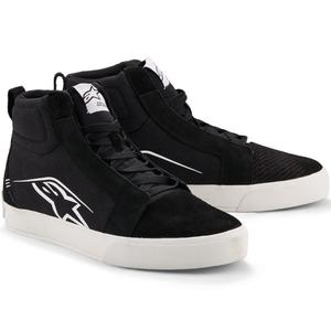 Ghete Motocicletă Alpinestars Ride-63 Canvas Negru-Alb