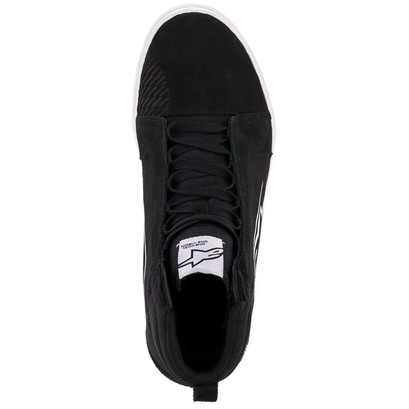 Ghete Motocicletă Alpinestars Ride-63 Canvas Negru-Alb