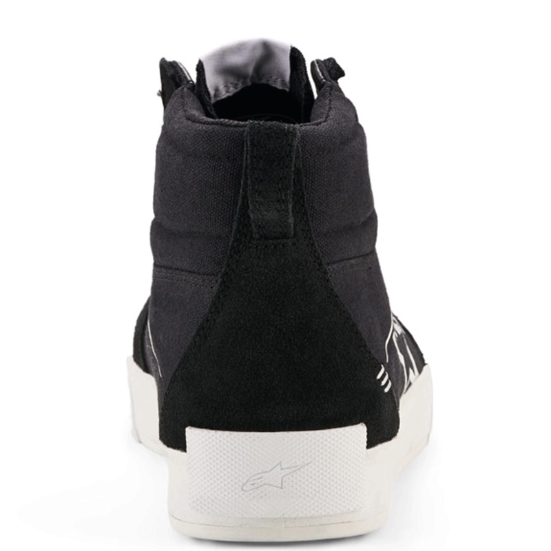 Ghete Motocicletă Alpinestars Ride-63 Canvas Negru-Alb