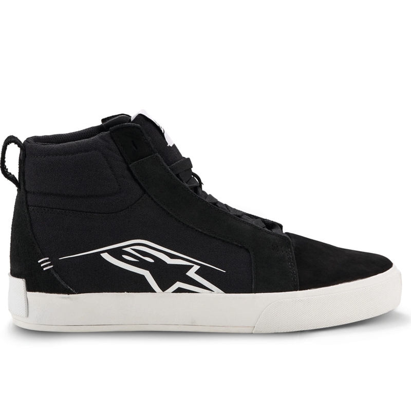 Ghete Motocicletă Alpinestars Ride-63 Canvas Negru-Alb