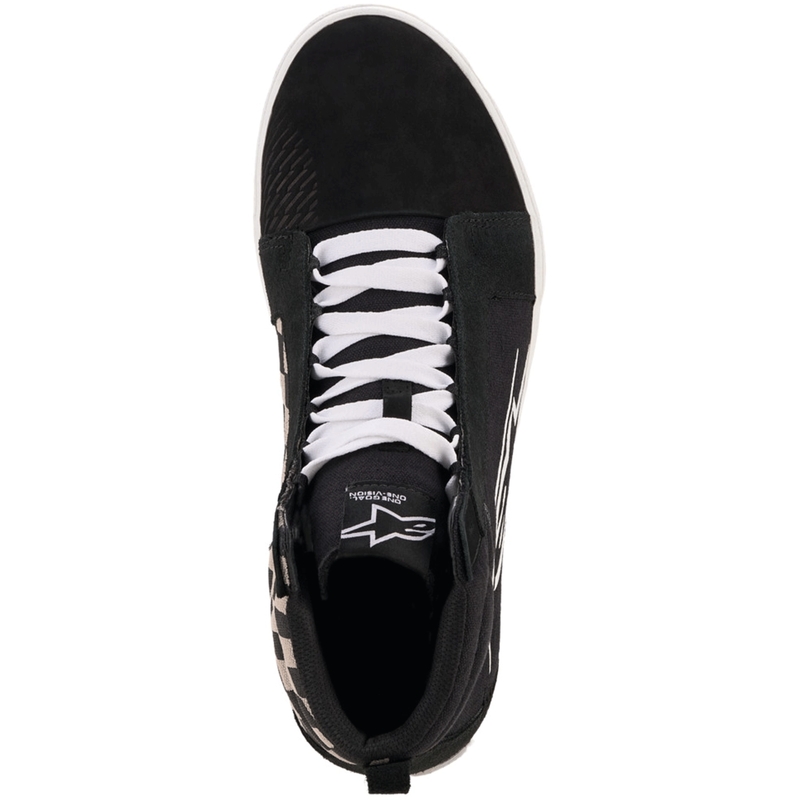 Ghete Motocicletă Alpinestars Ride-63 Canvas Negru-Gri Deschis