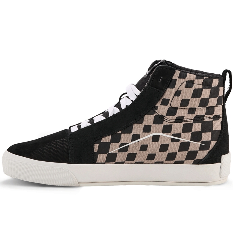 Ghete Motocicletă Alpinestars Ride-63 Canvas Negru-Gri Deschis