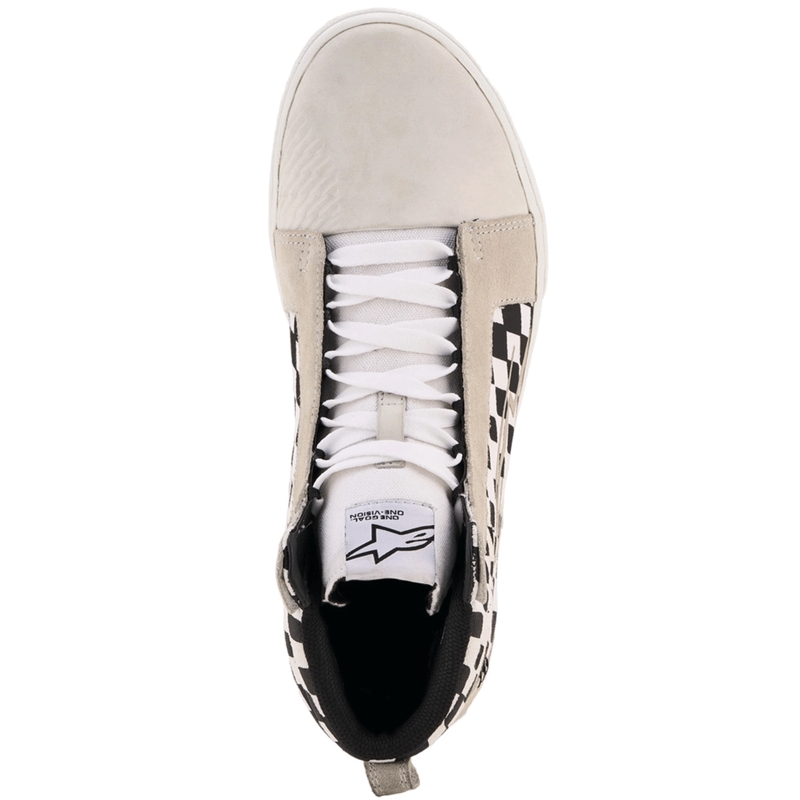 Ghete Motocicletă Alpinestars Ride-63 Canvas Negru-Bej-Alb