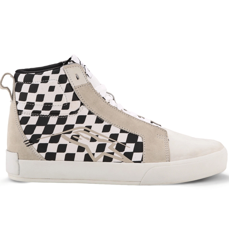 Ghete Motocicletă Alpinestars Ride-63 Canvas Negru-Bej-Alb