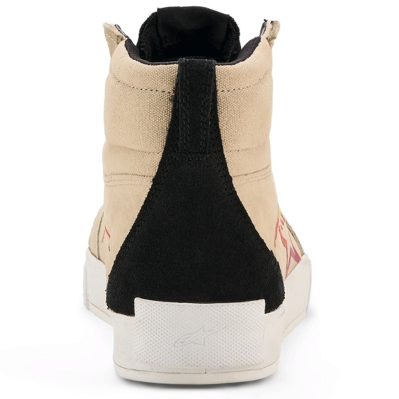 Ghete Motocicletă Alpinestars Ride-63 Canvas Crem-Negru-Alb