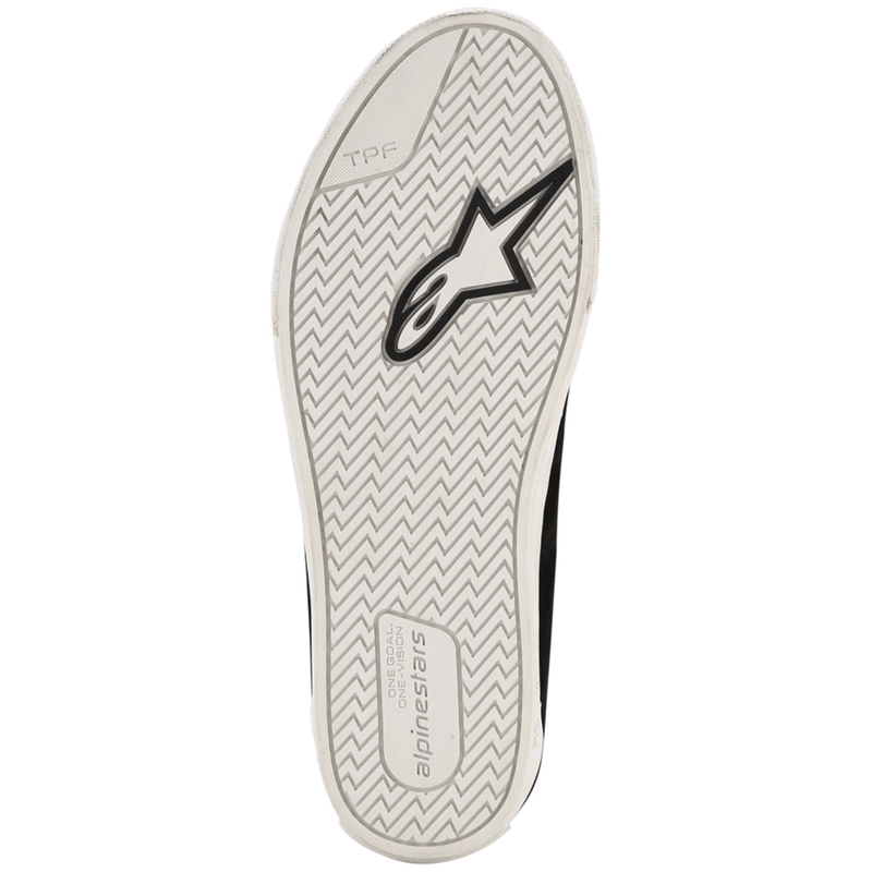 Ghete moto Alpinestars Ride-63 din piele, negru-alb