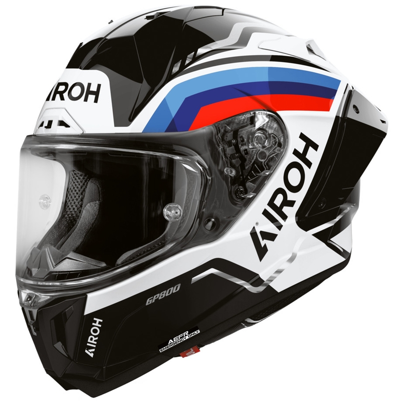 Cască integrală pentru motocicletă Airoh GP 800 Lane, neagră