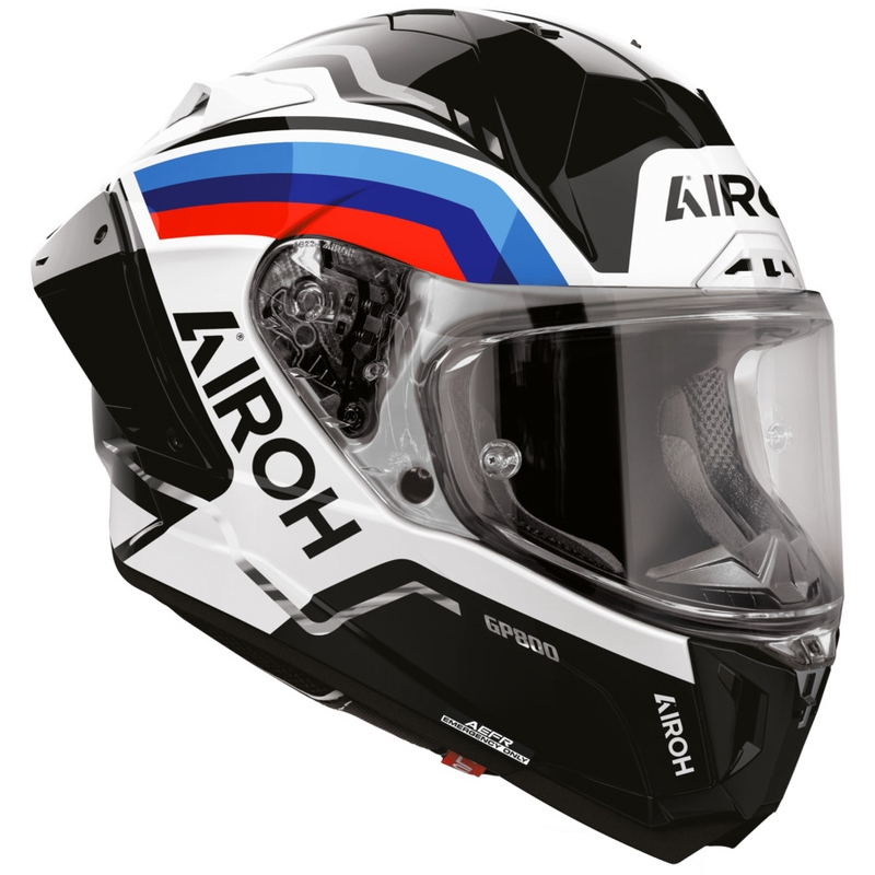 Cască integrală pentru motocicletă Airoh GP 800 Lane, neagră