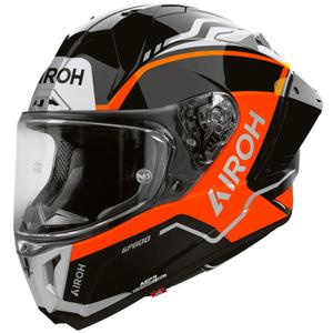 Cască integrală pentru motocicletă Airoh GP 800 Lane, portocaliu fluo
