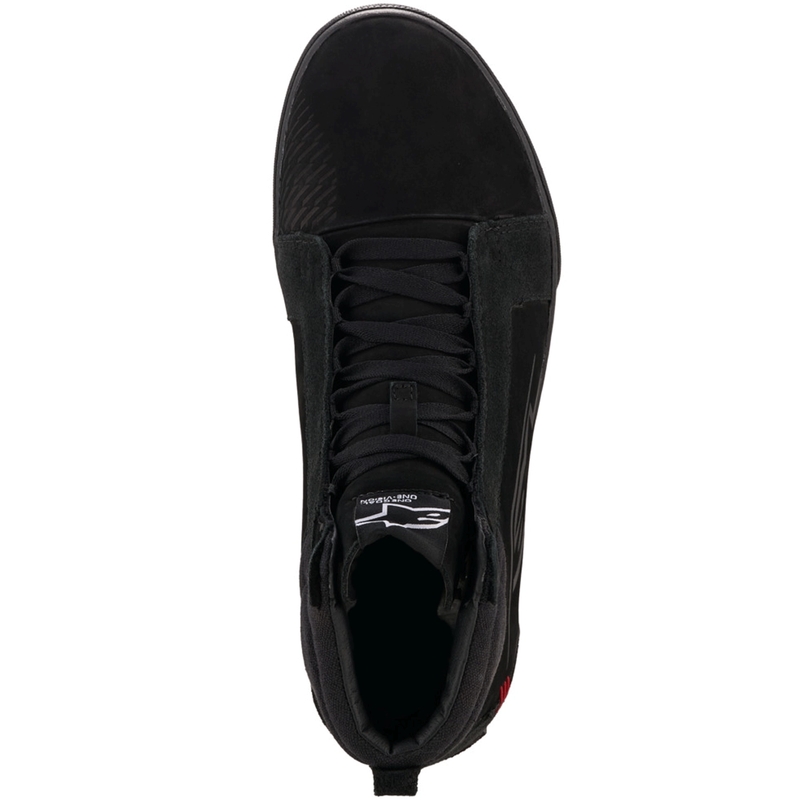 Ghete Motociclete Alpinestars Ride-63 din Piele Negru-Roșu