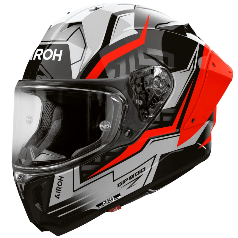 Cască integrală pentru motocicletă Airoh GP 800 Victory, roșie